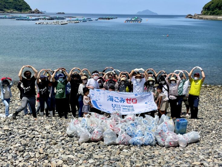 海ごみゼロ作戦×大月町一切漁港