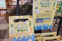 「高知の海を一口に」アオノリポップコーン　土佐市ドラゴン広場でも期間限定で販売中！　